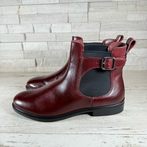 Ecco Dress Classic 15 Chelsea Buckle Women’s Leather Ankle Boots EU 39 US 8-8.5 - Picture 6 of 16